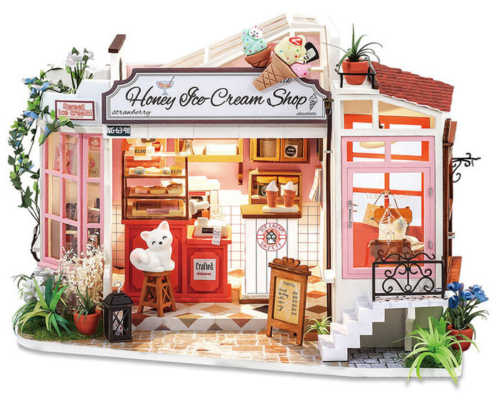 Maqueta honey ice-cream shop