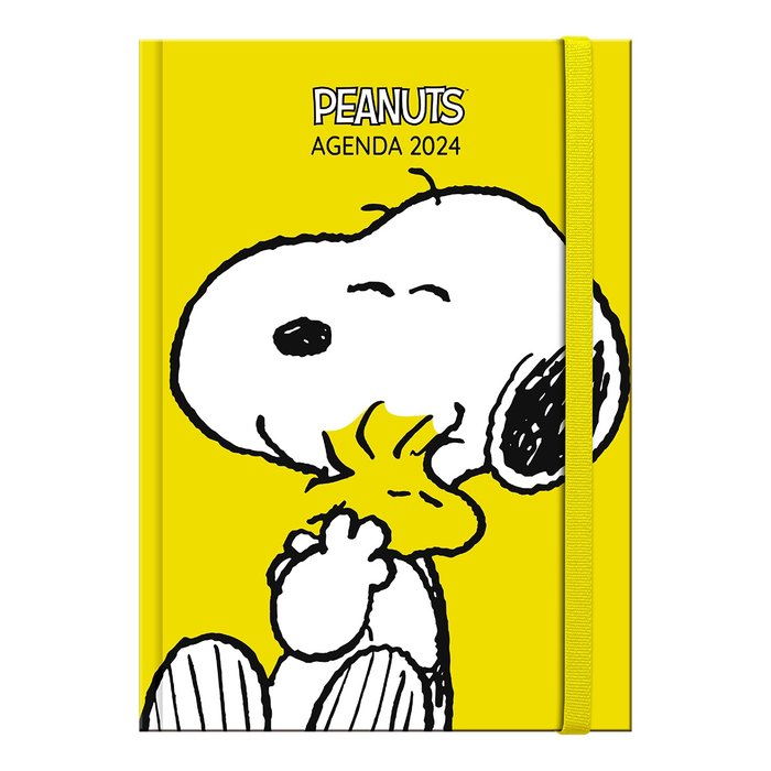 Agenda anual snoopy book 2024 a6 dp - Librería Amarilla