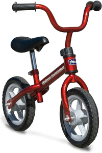 Bicicleta sin pedales first bike roja