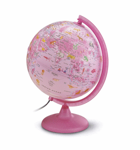 Esfera color pink zoo 25 cms