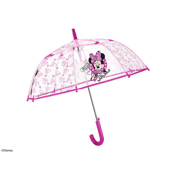 Paraguas infantil 45/8 aut transparente cute