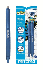 Boligrafo borrable azul goody 1.0mm gel retractil bl 2 ud