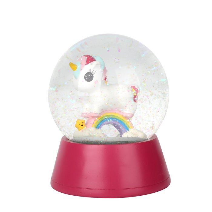 Bola glitter unicornio cristal