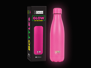 Botella acero inoxidable termica 500ml glow rosa