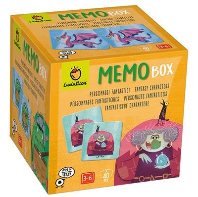 Juego ludattica memobox - personajes fantasticos