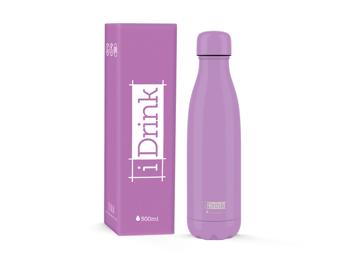 Botella termica 500ml violeta