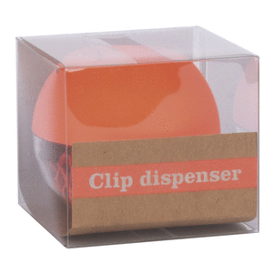Dispensador clip fluor collection naranja