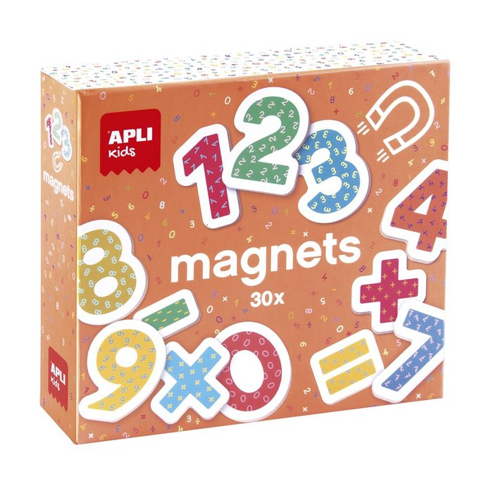 Magnets de madera numeros