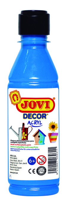 Pintura plástica escolar Jovidecor 250ml