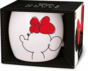 Taza ceramica globe 380 ml en caja regalo minnie mouse