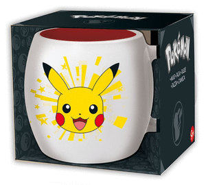 Taza ceramica globe 380 ml en caja regalo pokemon pikachu