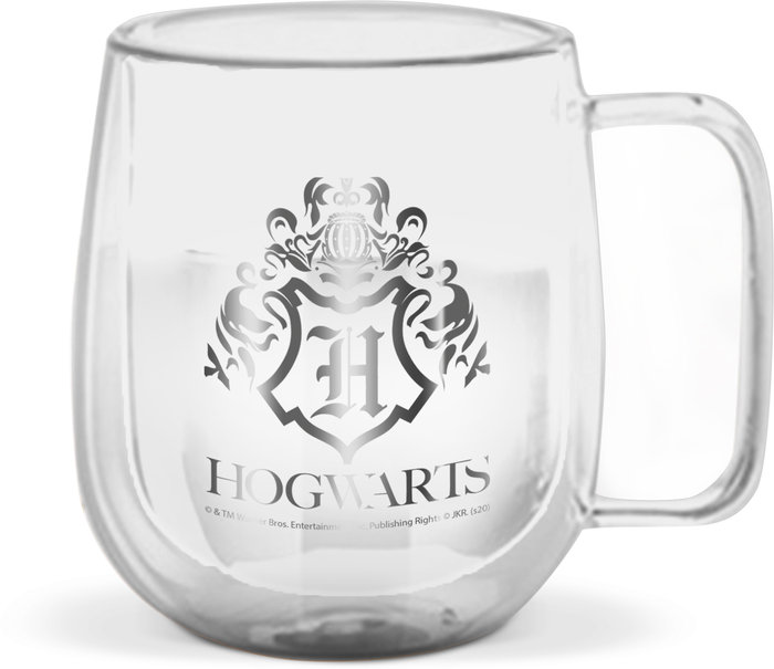 Taza de cristal doble pared 290 ml harry potter young adult