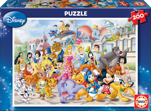 Puzzle 200 piezas desfile disney