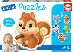 Puzzle educa infantil animales