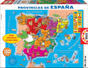 Puzzle 150 piezas provincias espaÑa