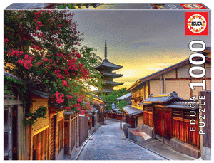 Puzzle educa 1000 piezas pagoda yasaka, kioto, japon