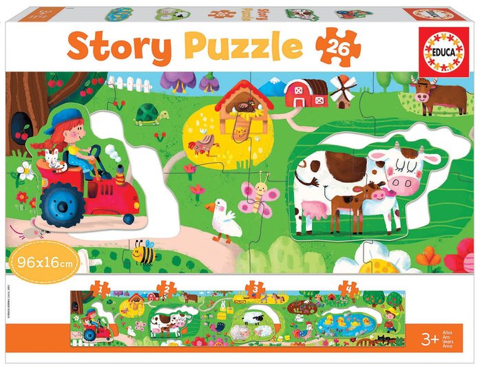 Puzzle educa 26 piezas la granja story puzzle
