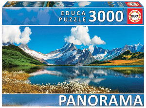 Puzzle educa 3000  piezas lago bachalpsee  suiza ´panorama´