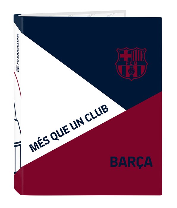 265x330mm Carpeta con Folios 4 Anillas de F.C Barcelona 1ª Equipación 20/21
