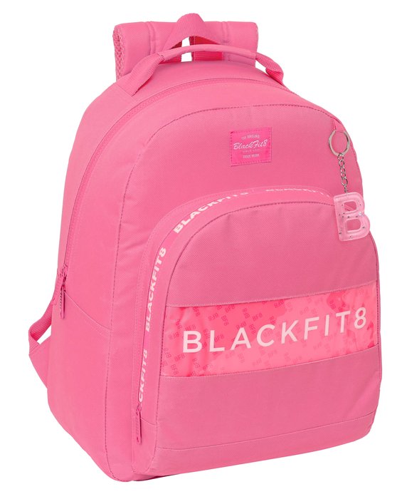 Mochila adaptable a carro blackfit8 pink glow up - LibroYmás