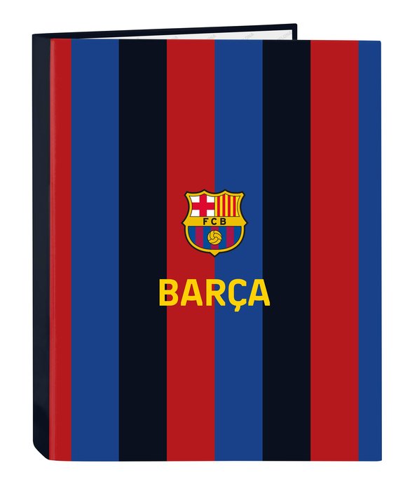 265x330mm Carpeta con Folios 4 Anillas de F.C Barcelona 1ª Equipación 20/21