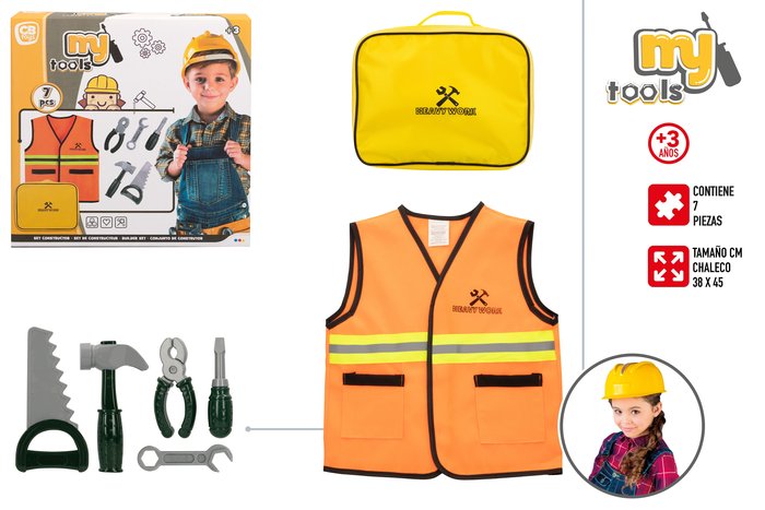 Set ingeniero con maletin y herramientas my tools - Librería Kolima