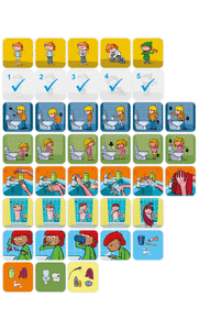 Juego learn sequences:hygiene habits