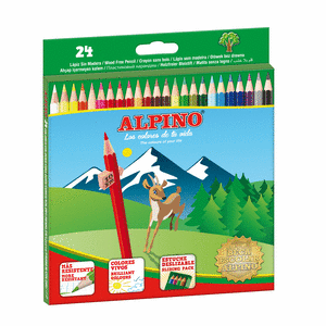 Lapiz alpino 24 colores 658 wf largo