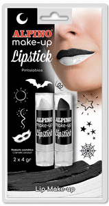 Maquillaje alpino barra negro & blanco blister 2 uds