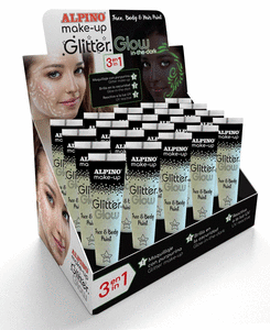 Maquillaje alpino glitter glow expositor 20 uds