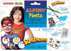 Set maquillaje alpino fiesta superheroes 6 uds surtidas