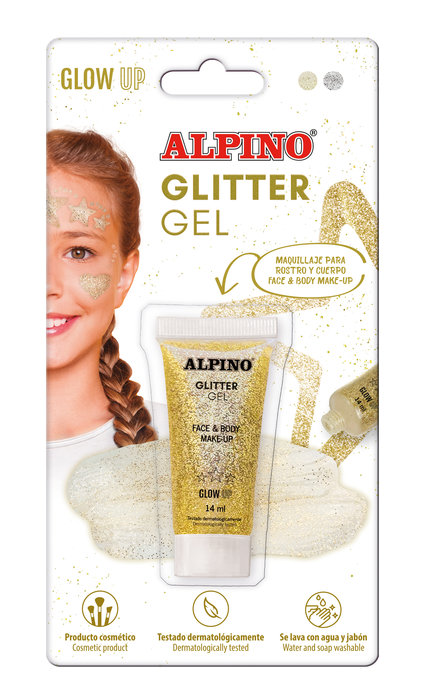 COLLA GLITTER - BLISTER 6 PENNE ML.10,5 - ORO