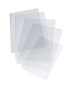 Dossier uñero folio pp transparente 327 x 225 mm 80 micras
