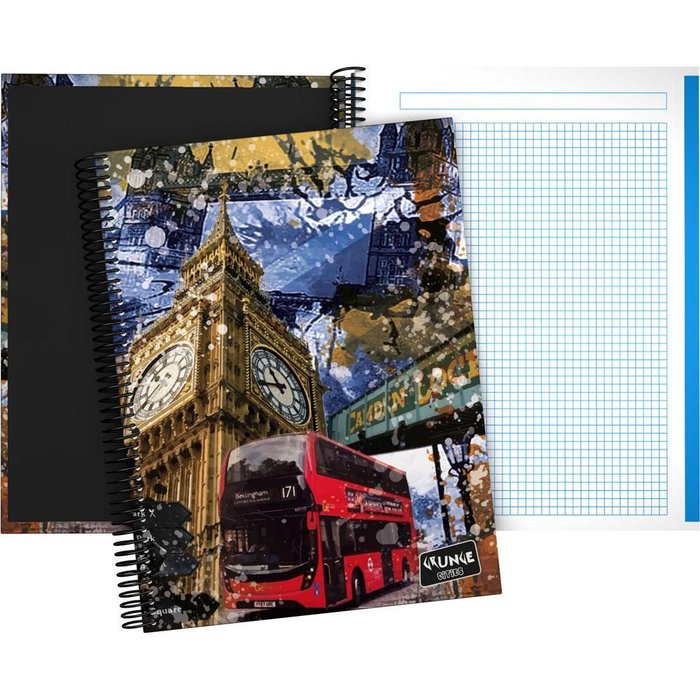 Cuaderno forrado a4 cuadros cities 22 london