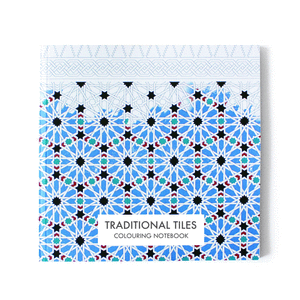 Libreta mandala  azulejos traditional tiles colouring
