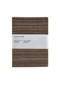 Cuaderno de notas madera a5 48 h liso reciclado