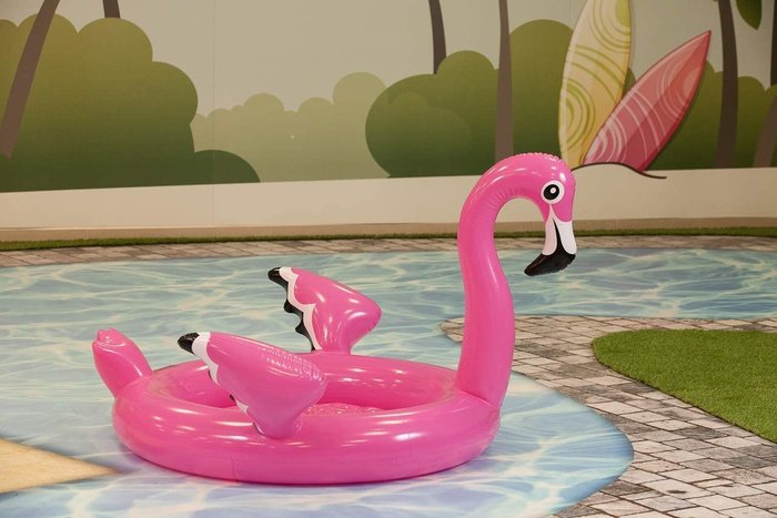 Flamingo piscina 115*90cm cb