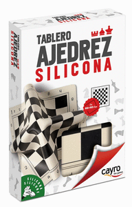 Tablero ajedrez profesional silicona 40x40 cm