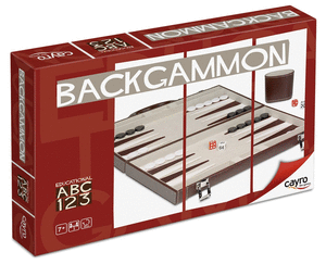 Juego de mesa backgammon polipiel