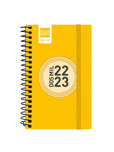 Agenda escolar 2022-2023 espir color e3 sv amarillo