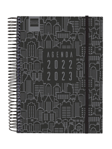 Agenda escolar secundaria 2022-2023 4º dp city negre