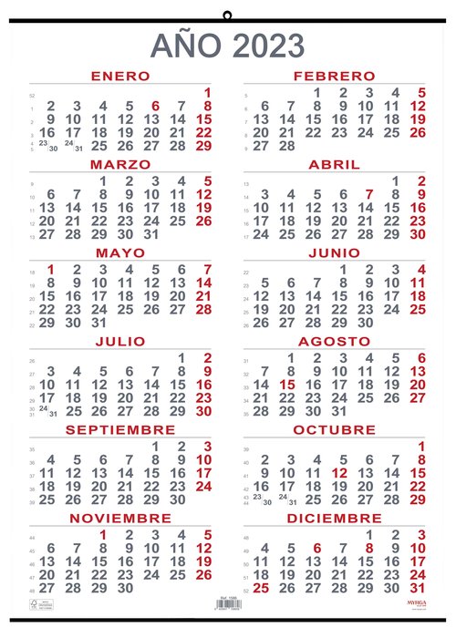 curso verdad clon Calendario anual 2023 - Foto Qué