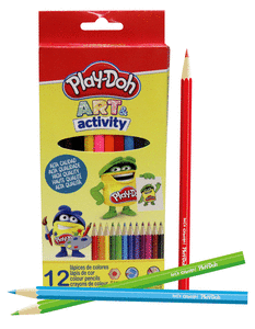 Lapices 12 colores play doh