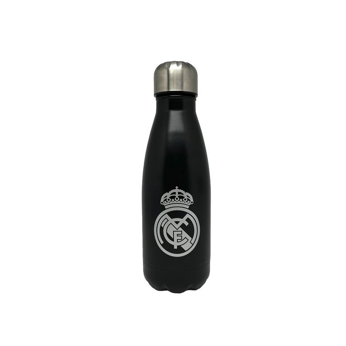 Botella real madrid negra de acero 550 ml - Tursán Libros C.B.