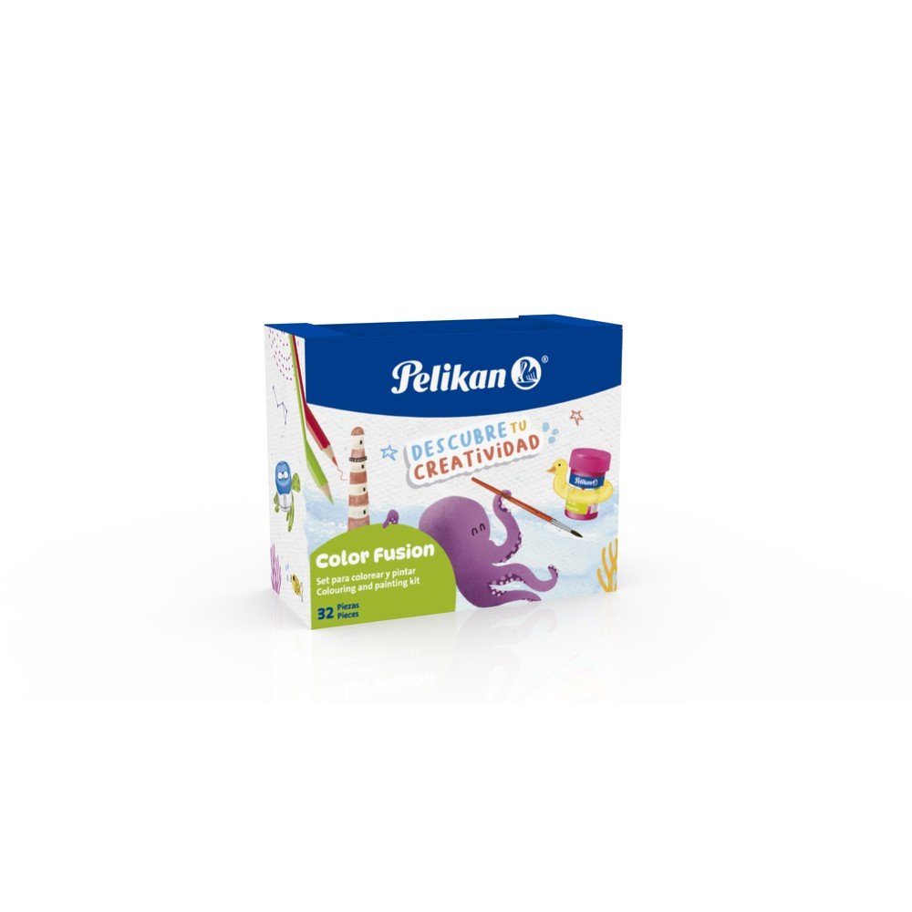 Juego De Pinturas Pelikan - 7 Tubos 20 Ml, Blanco Viscoso, Para Acuarelas Y Pintura Corporal, Para Niños