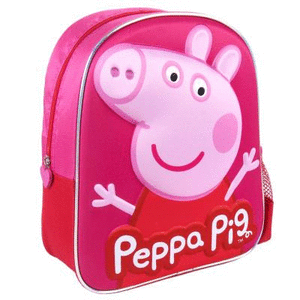 Mochila infantil 3d peppa pig