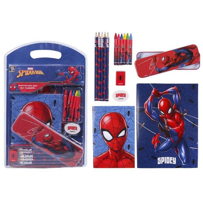 Set papeleria escolar spiderman