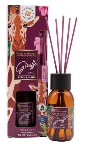 Mikado Wild Safari Giraffe Chic – Diffuseur De Parfum 100 Ml – La Casa De Los Aromas