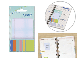 Sticky planner notas adhesivas cuaderno + guias