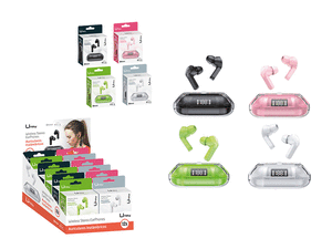 Auriculares supraaurales bluetooth articagreedpink